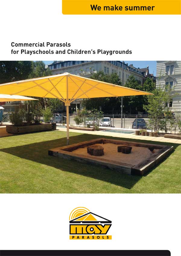 Premium Outdoor May saulessargu katalogs bērnu laukumiem un bērnu dārziem